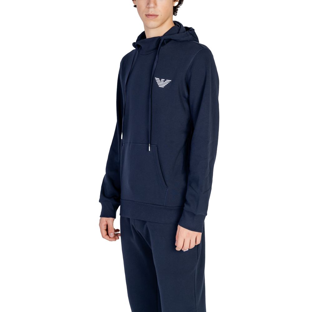 Blue Cotton Hoody - ventzia