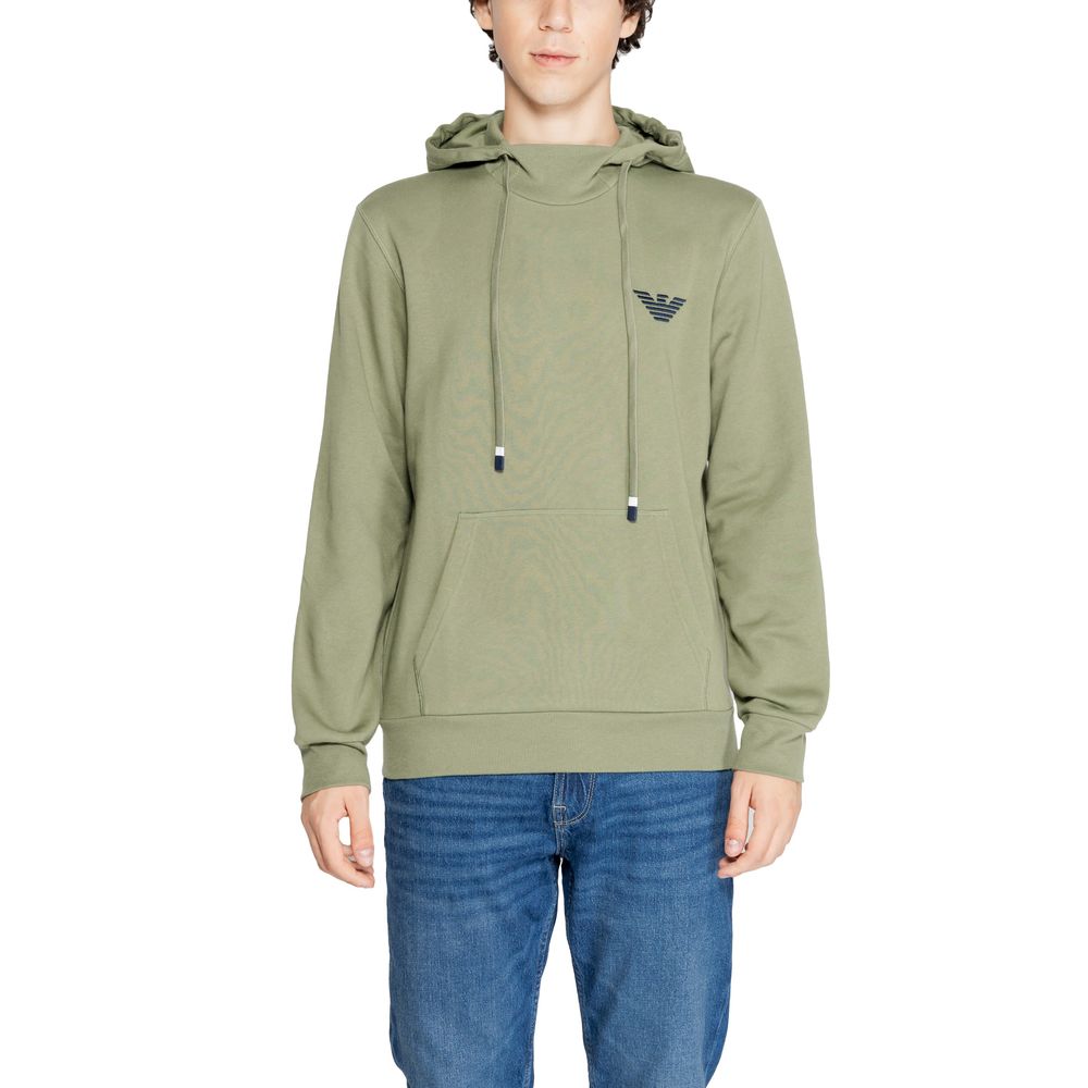 Green Cotton Hoody - ventzia