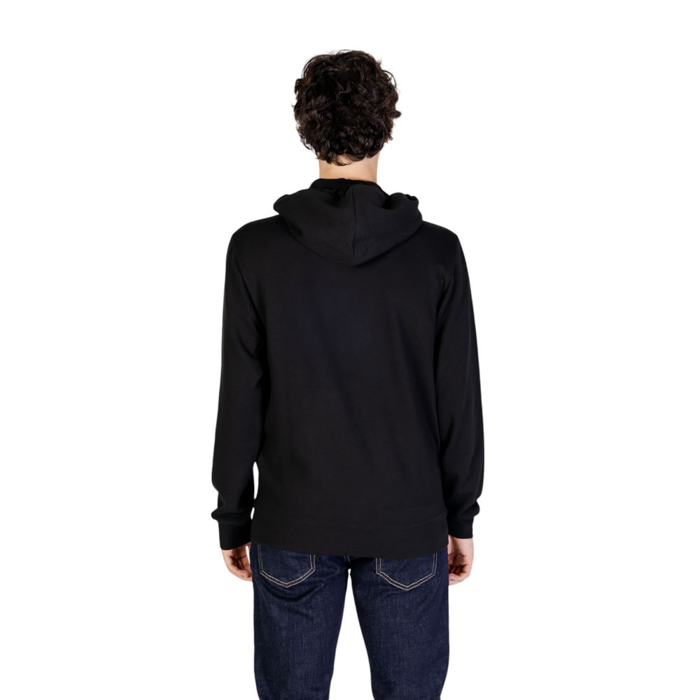 Black Polyester Hoody - ventzia
