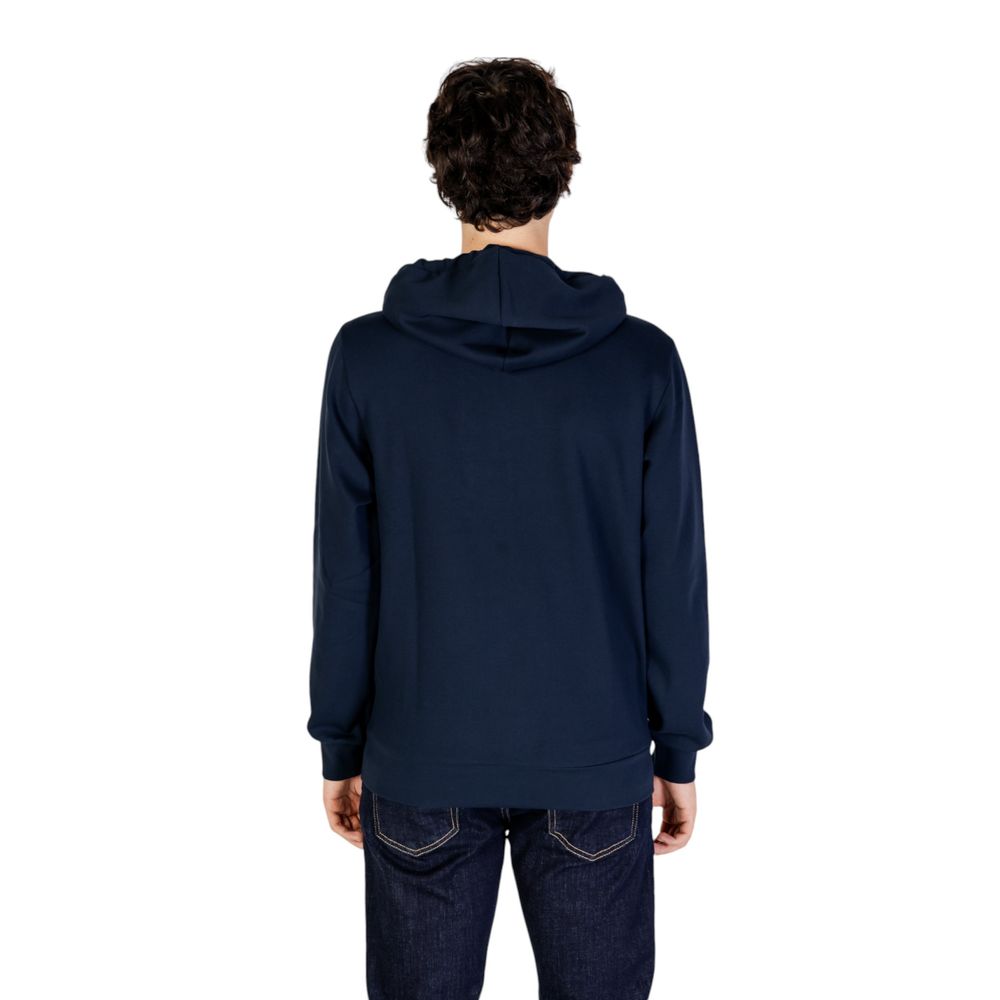 Blue Polyester Hoody - ventzia