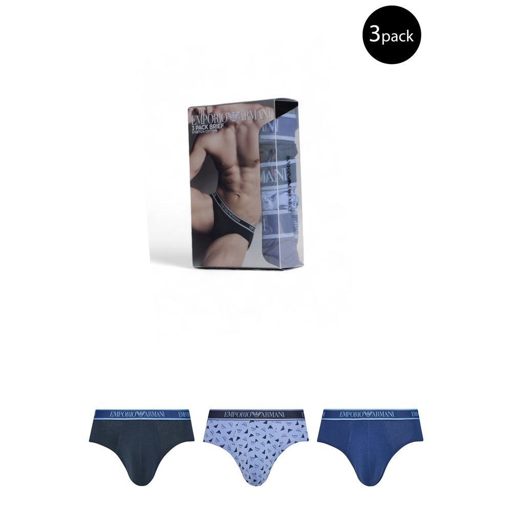 Blue Cotton Underwear - ventzia
