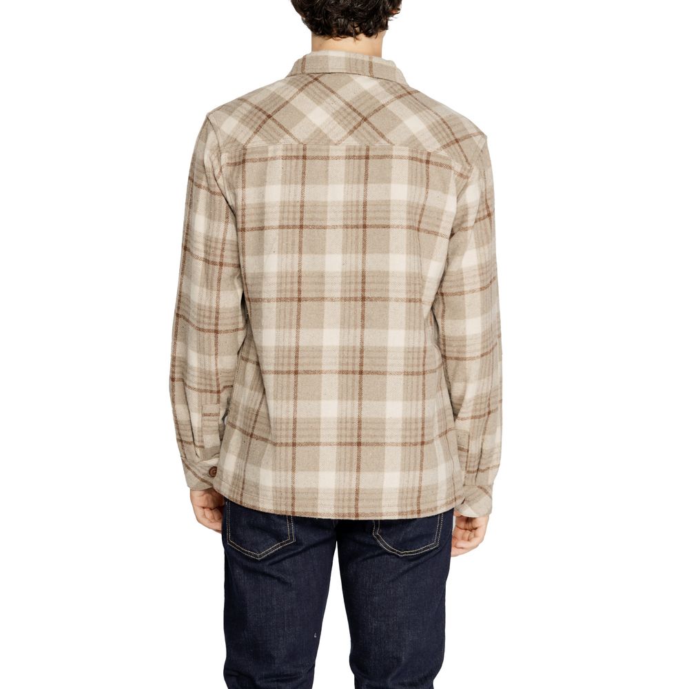 Beige Polyester Shirt - ventzia