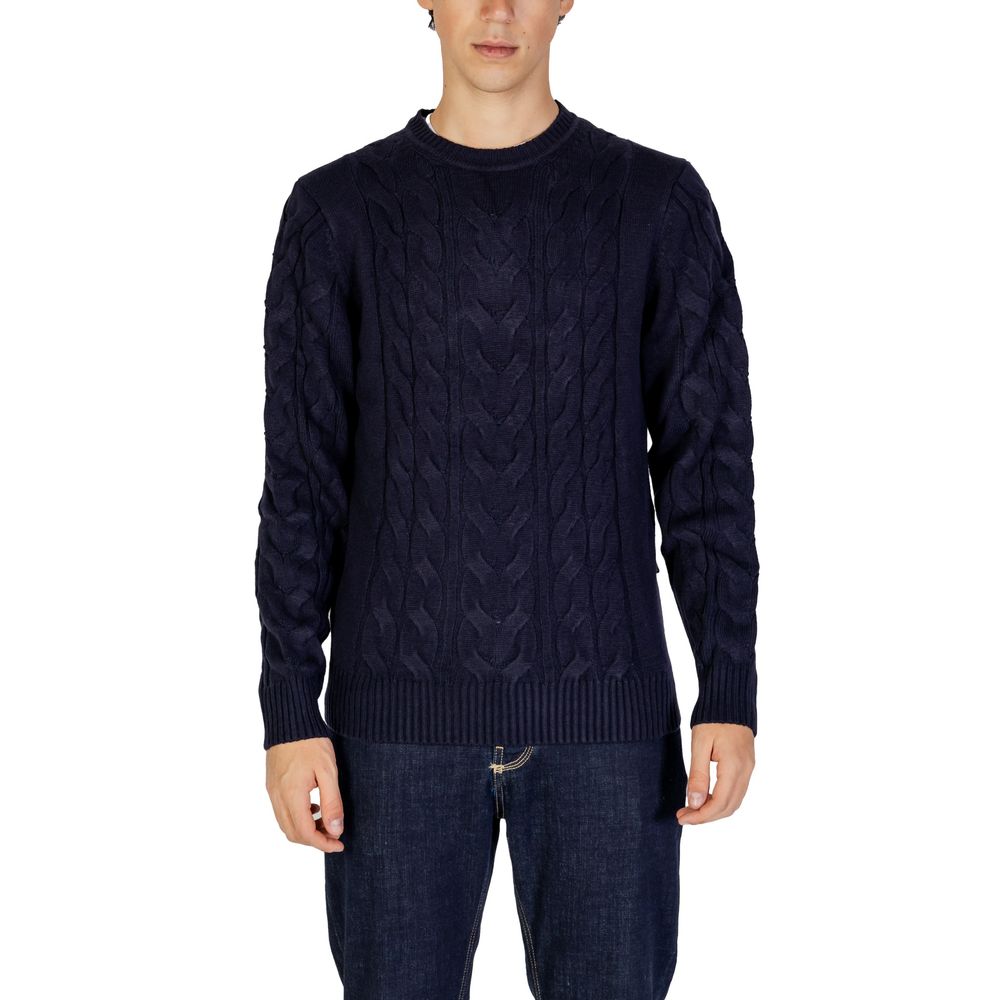 Blue Marabou Sweater - ventzia