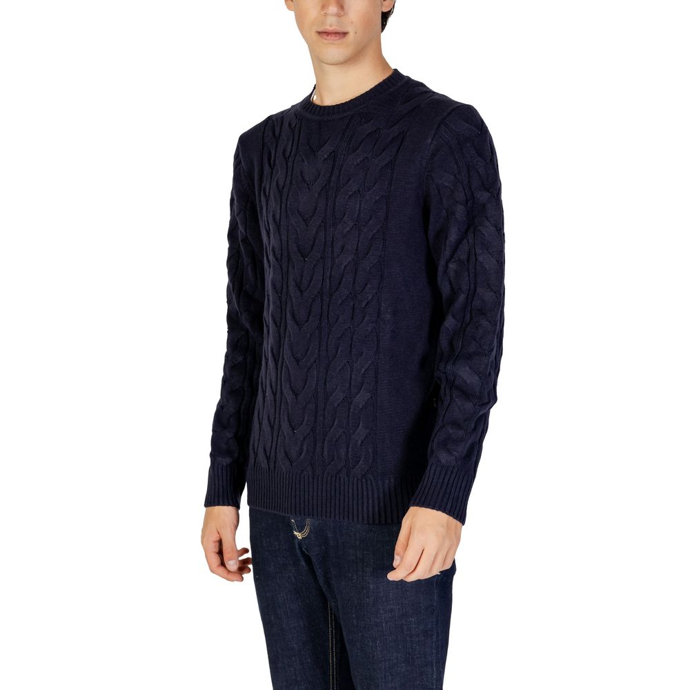 Blue Marabou Sweater - ventzia