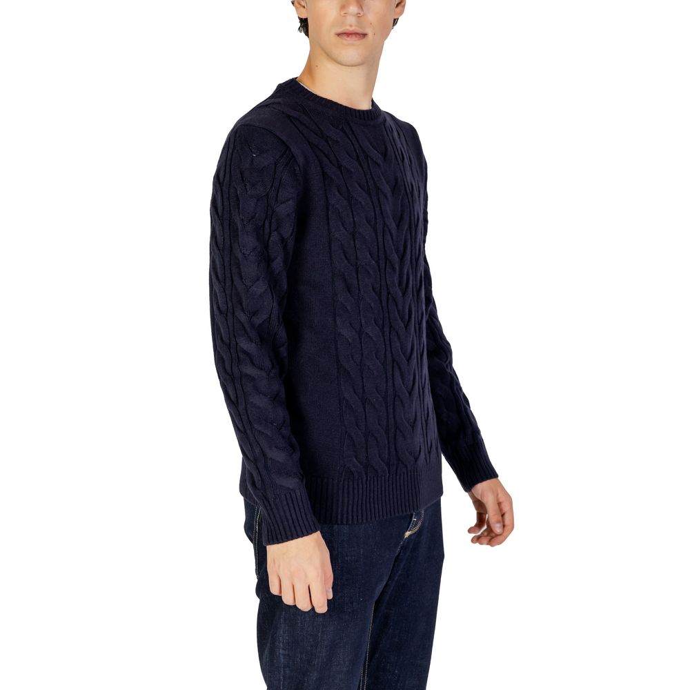 Blue Marabou Sweater - ventzia