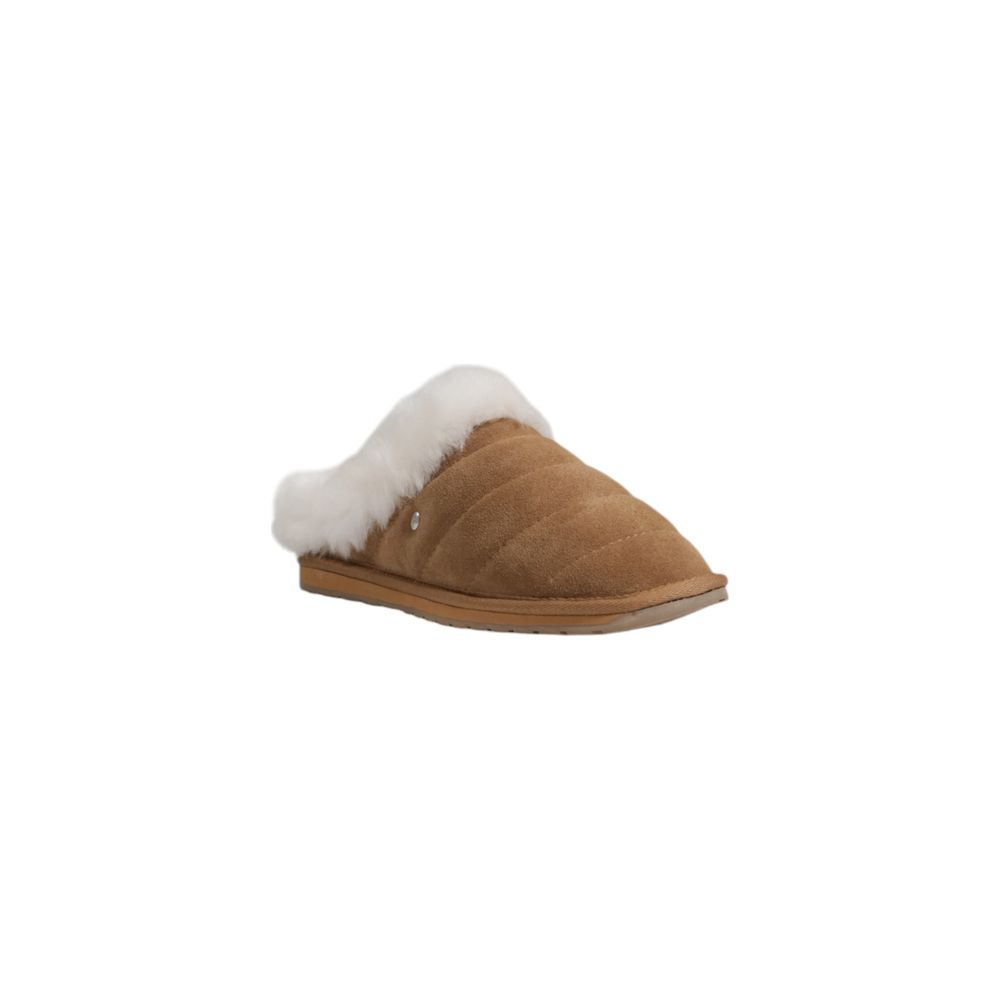 Brown Suede Leather Slipper - ventzia