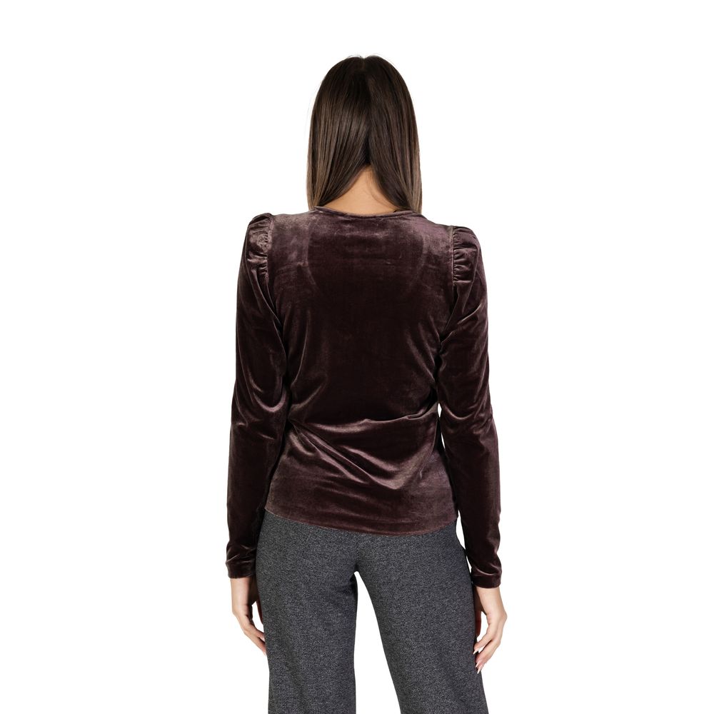 Brown Polyester Sportswear - ventzia