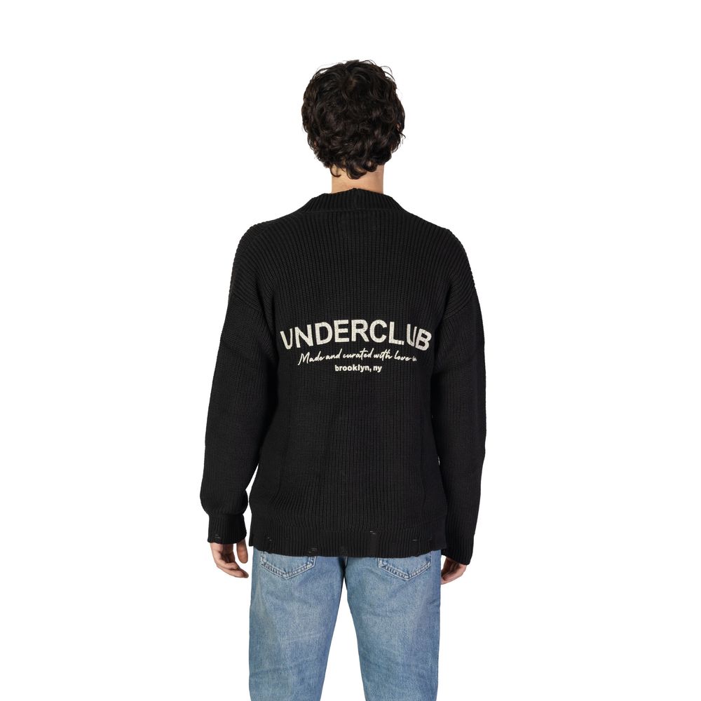 Black Cotton Cardigan - ventzia
