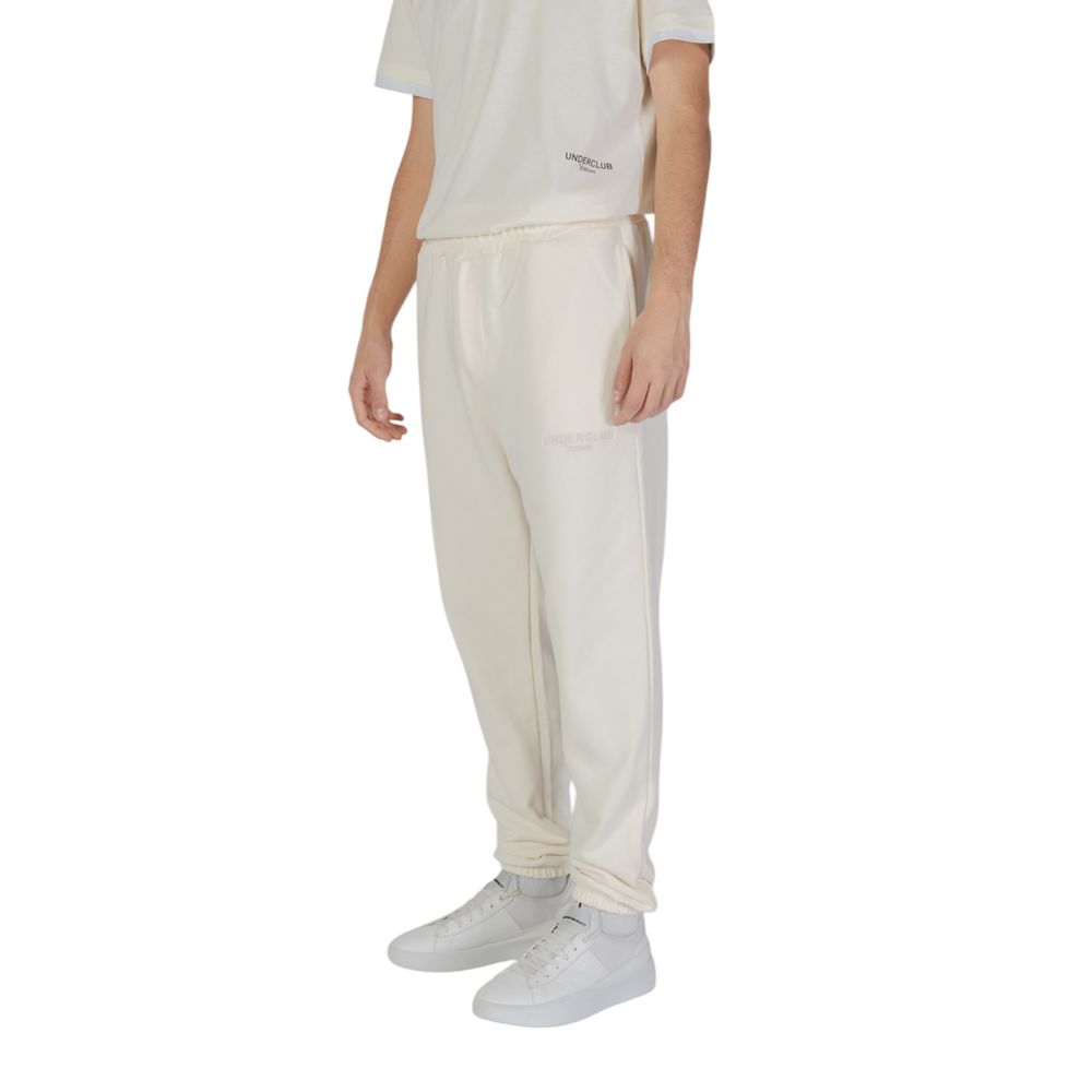 Cream Cotton Joggers Workout Pant