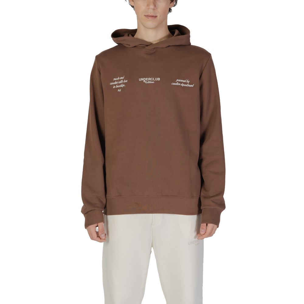 Brown Cotton Hoody - ventzia