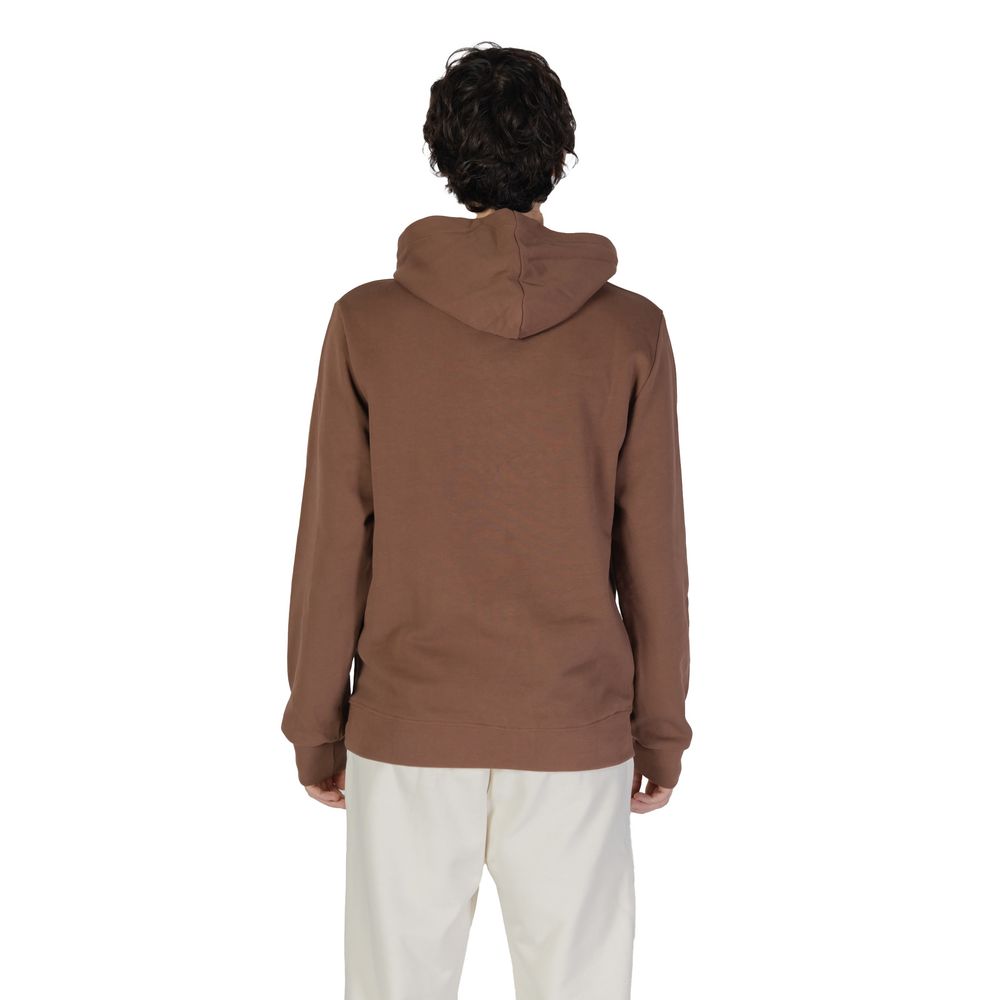 Brown Cotton Hoody - ventzia