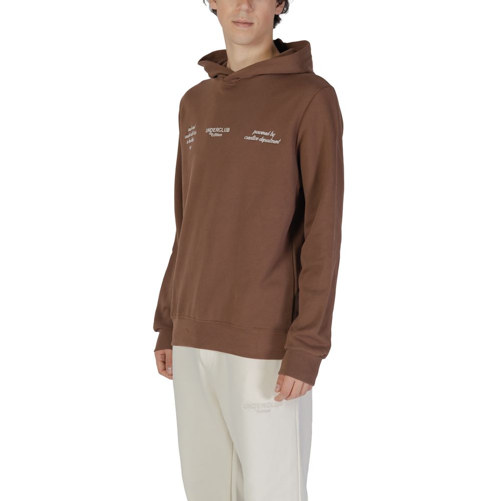 Brown Cotton Hoody - ventzia