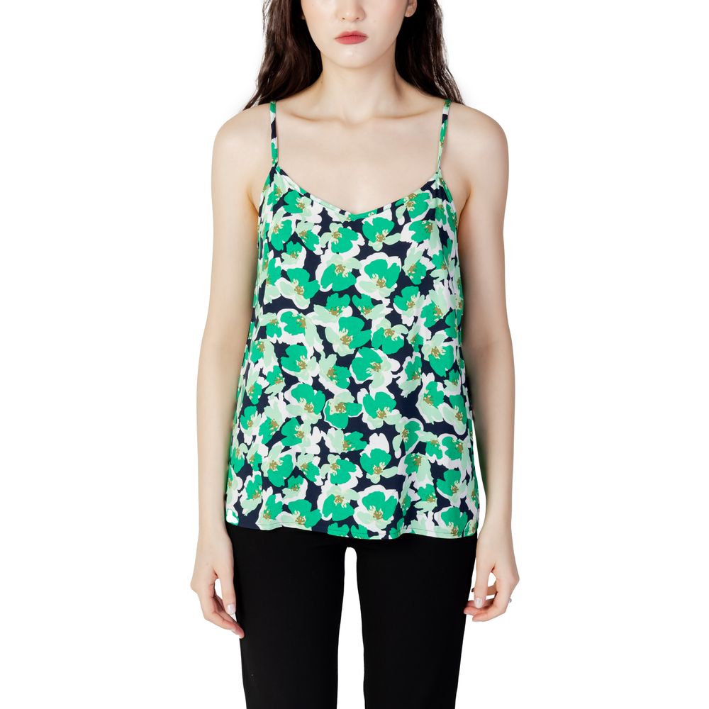 Green Cotton Tank Top - ventzia
