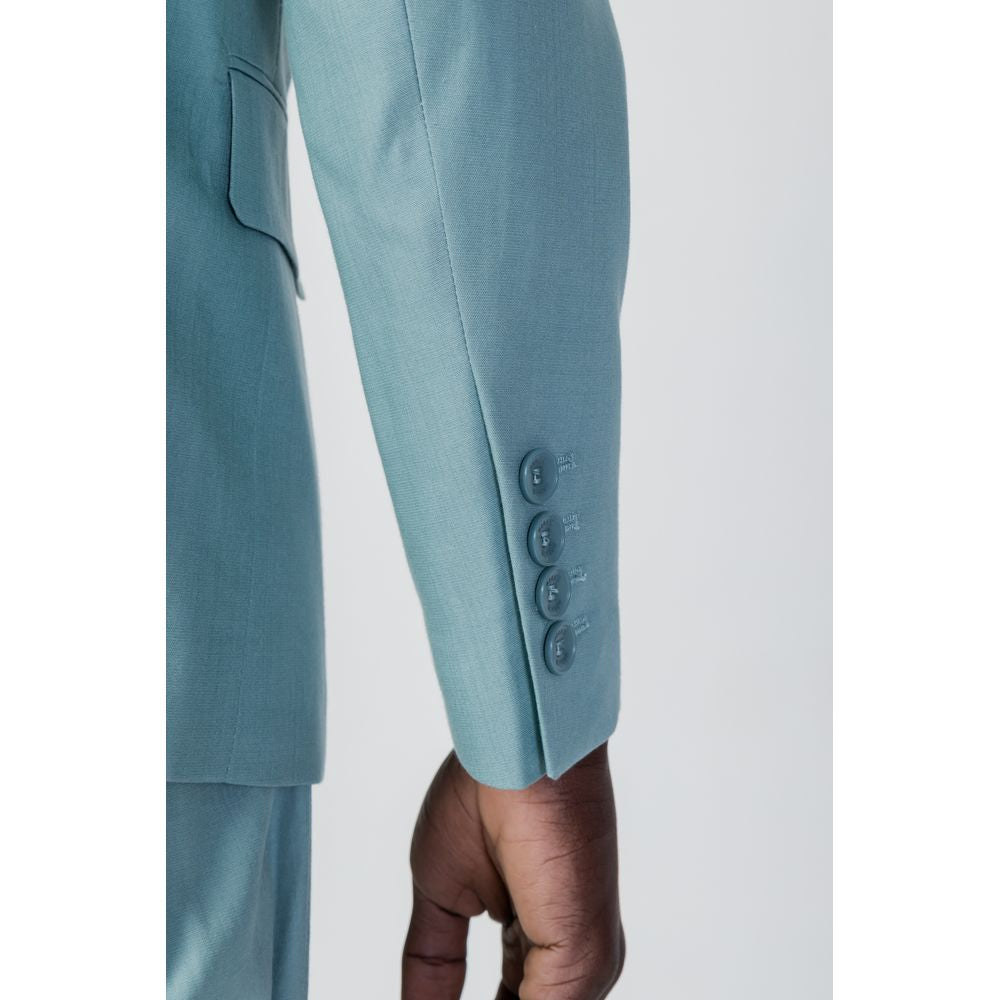 Green Tencel Blazer - ventzia