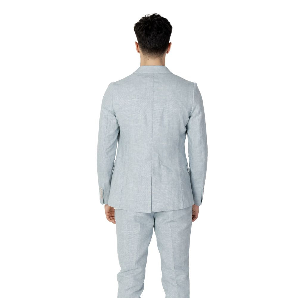 Green Linen Blazer