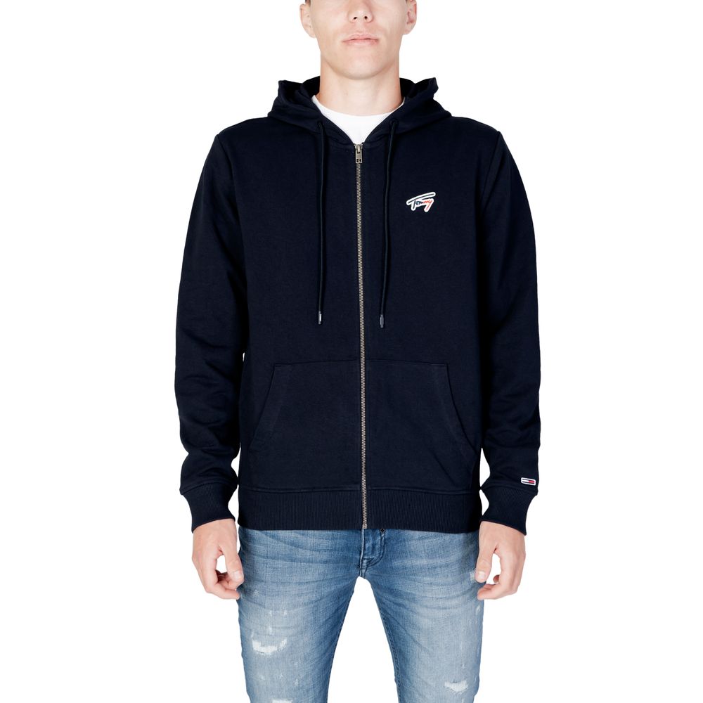 Blue Organic Cotton Hoody - ventzia