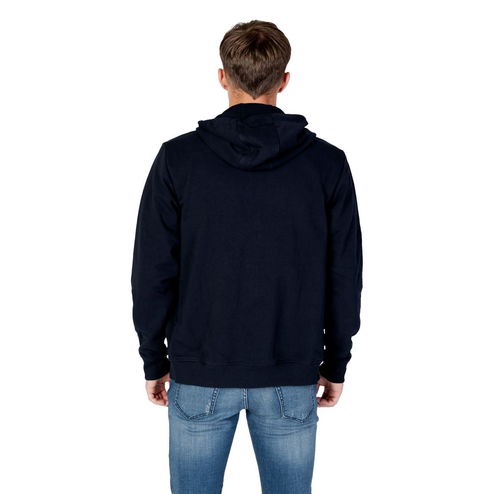 Blue Organic Cotton Hoody - ventzia