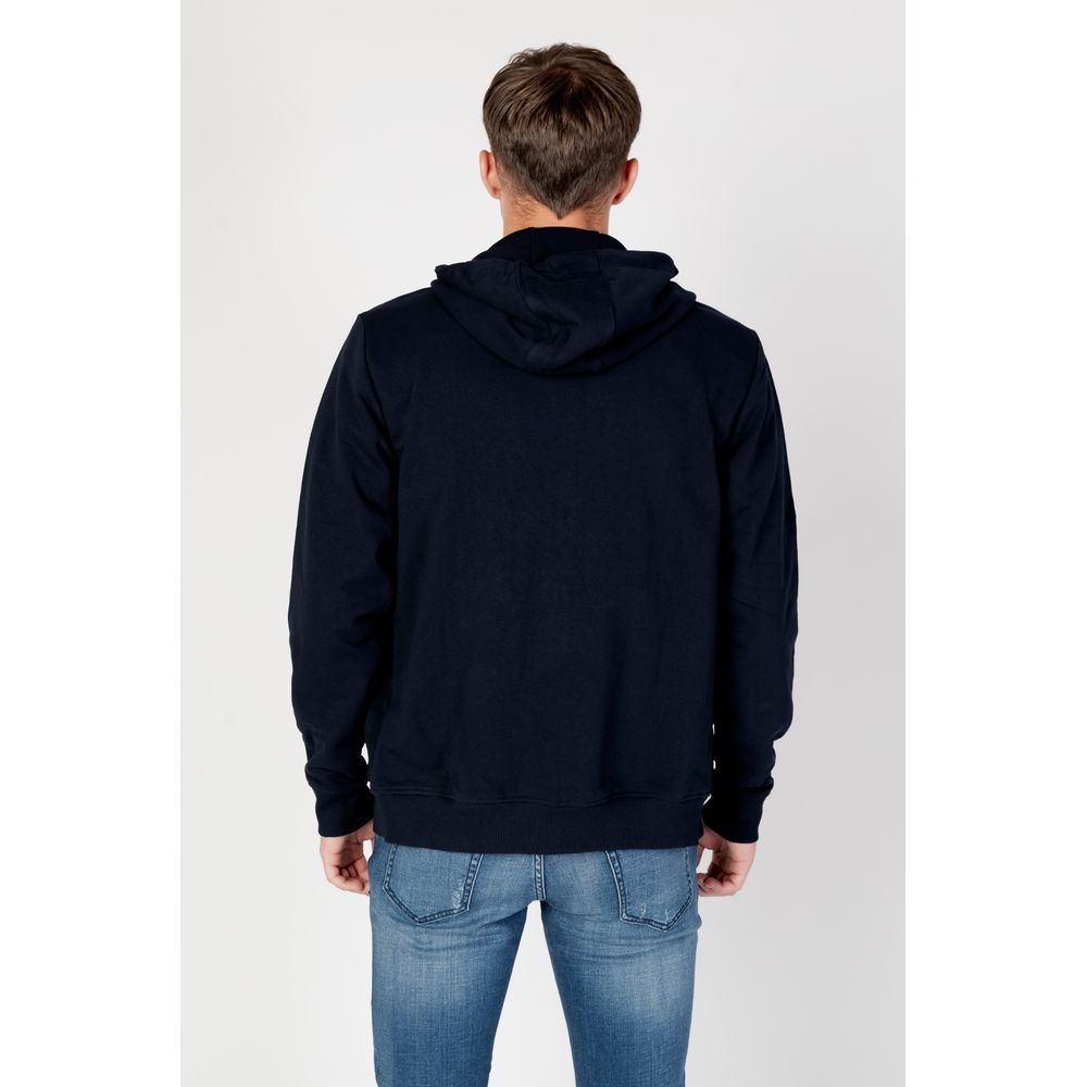 Blue Organic Cotton Hoody - ventzia