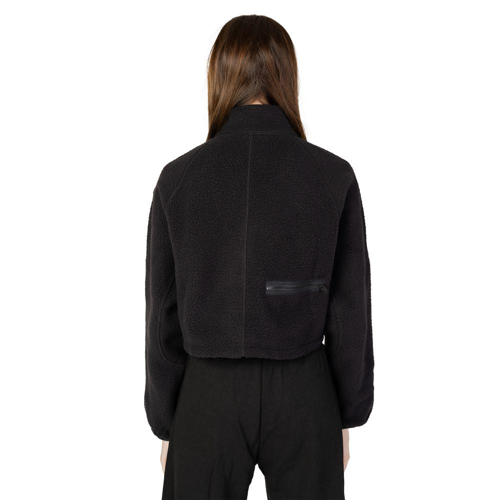 Black Polyester Sweatshirt