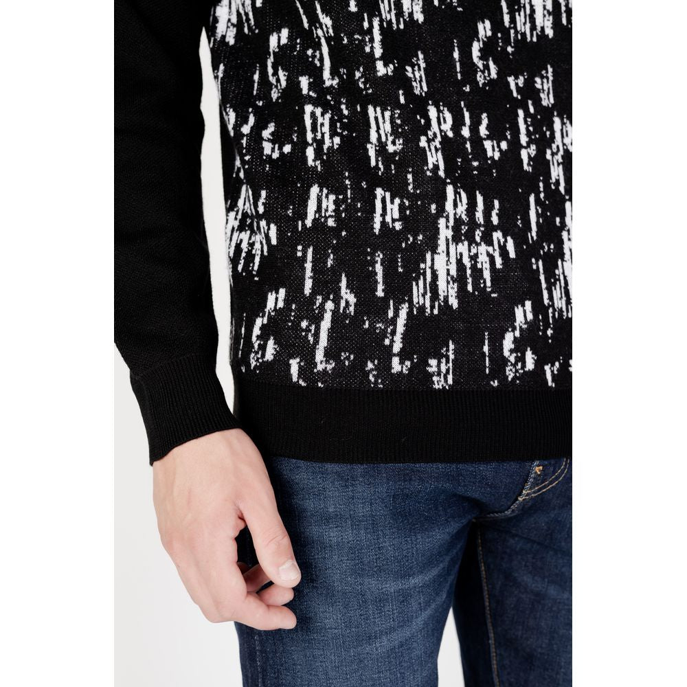 Black Wool Turtleneck - ventzia
