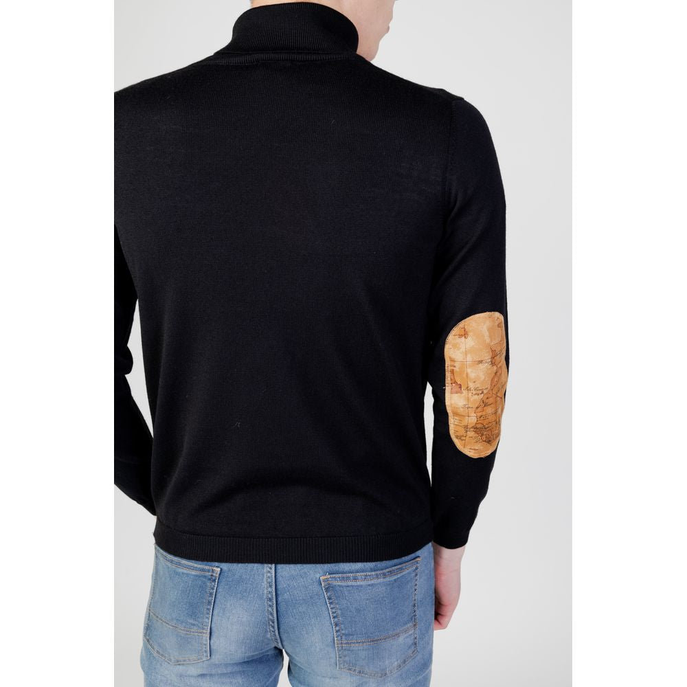 Black Viscose Turtleneck - ventzia