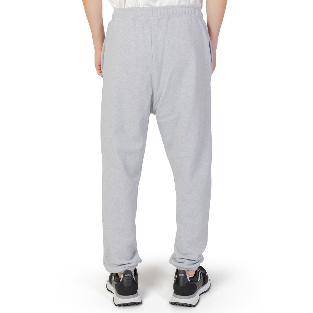 Gray Cotton Joggers Workout Pant