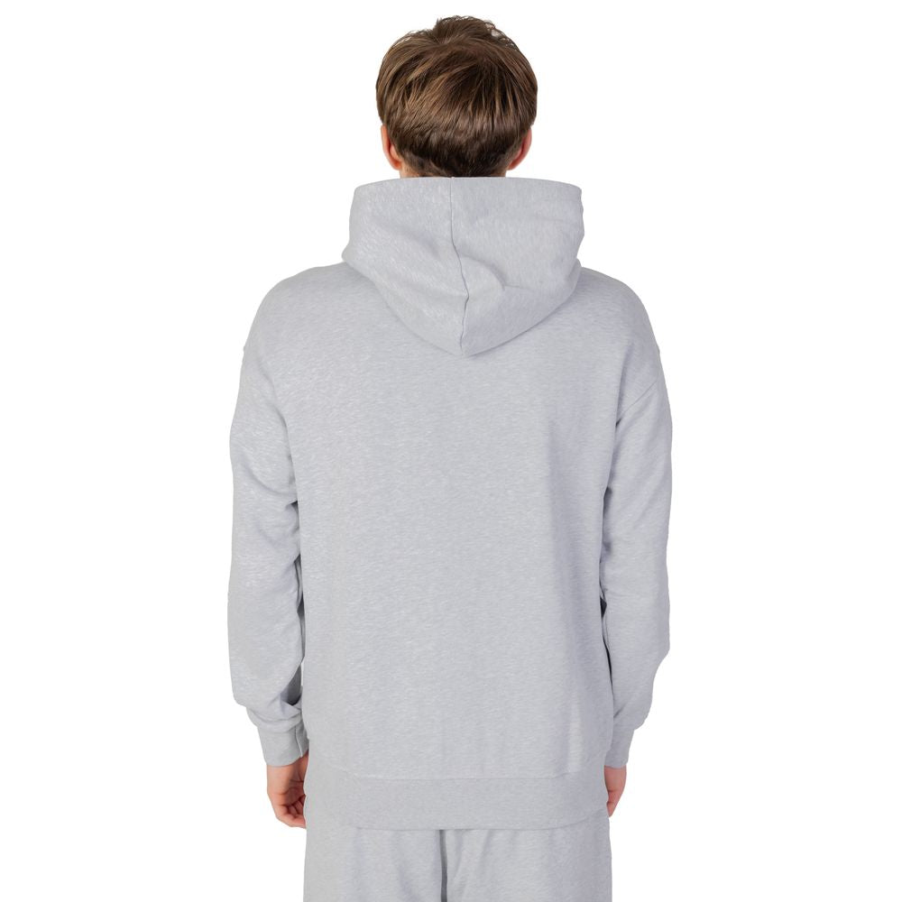 Gray Cotton Hoody - ventzia
