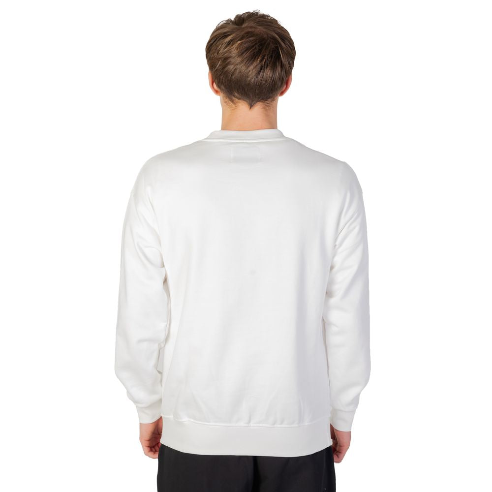 White Cotton Sweatshirt - ventzia