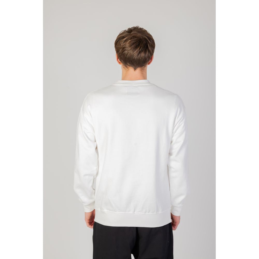 White Cotton Sweatshirt - ventzia