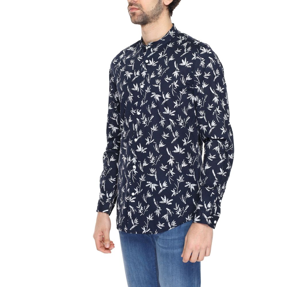 Blue Cotton Shirt - ventzia