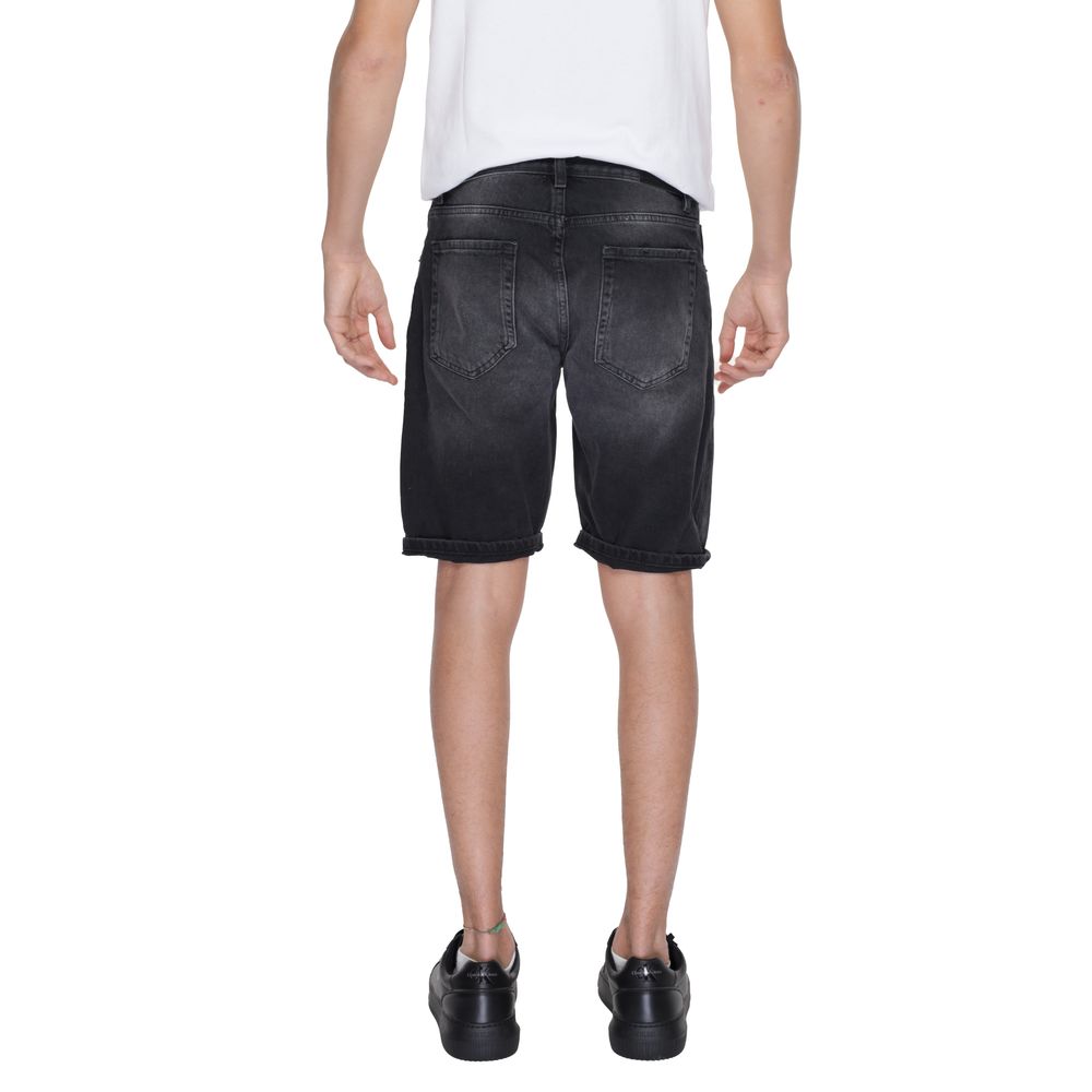 Black Cotton Bermuda - ventzia