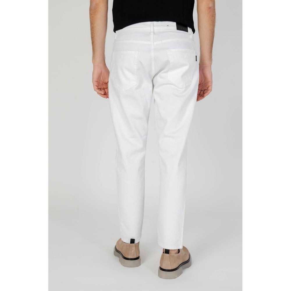 White Cotton Jeans & Pant - ventzia