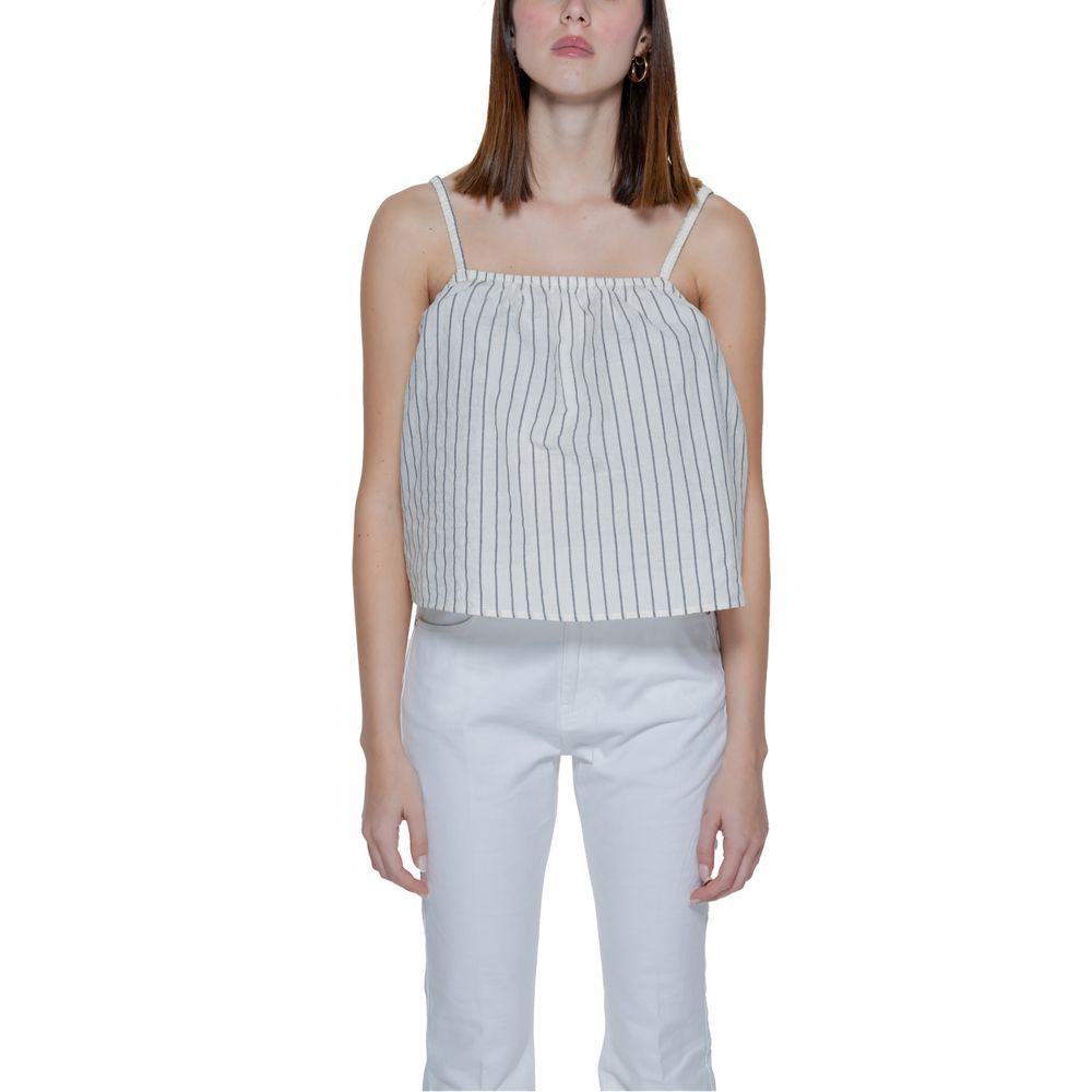 Beige Organic Cotton Tank Top - ventzia