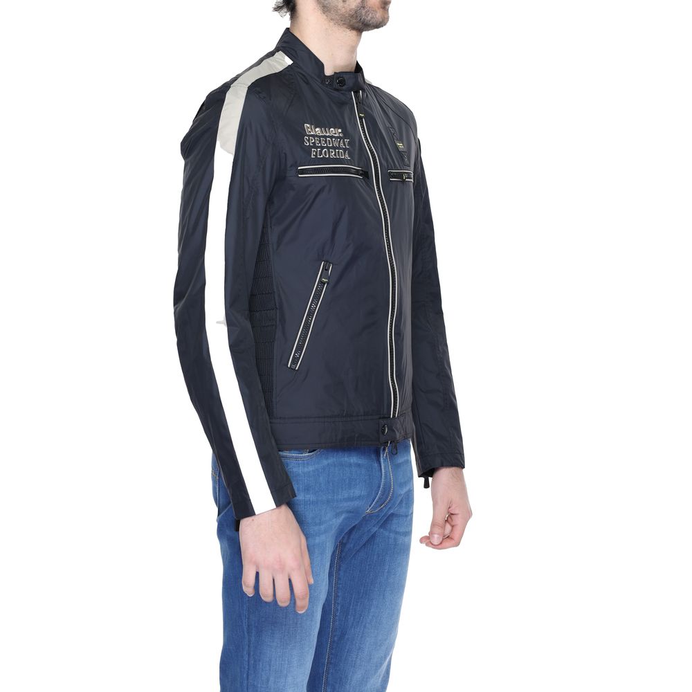 Black Polyamide Jackets & Coat - ventzia
