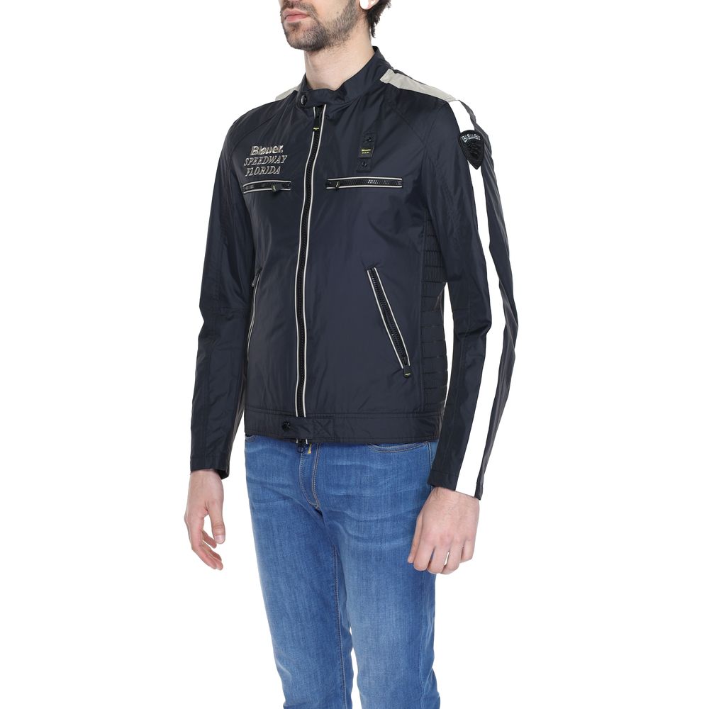 Black Polyamide Jackets & Coat - ventzia