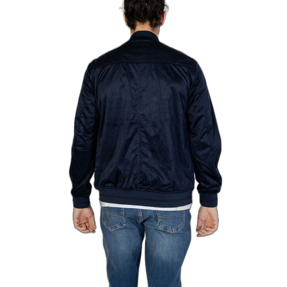 Blue Polyester Jackets & Coat - ventzia