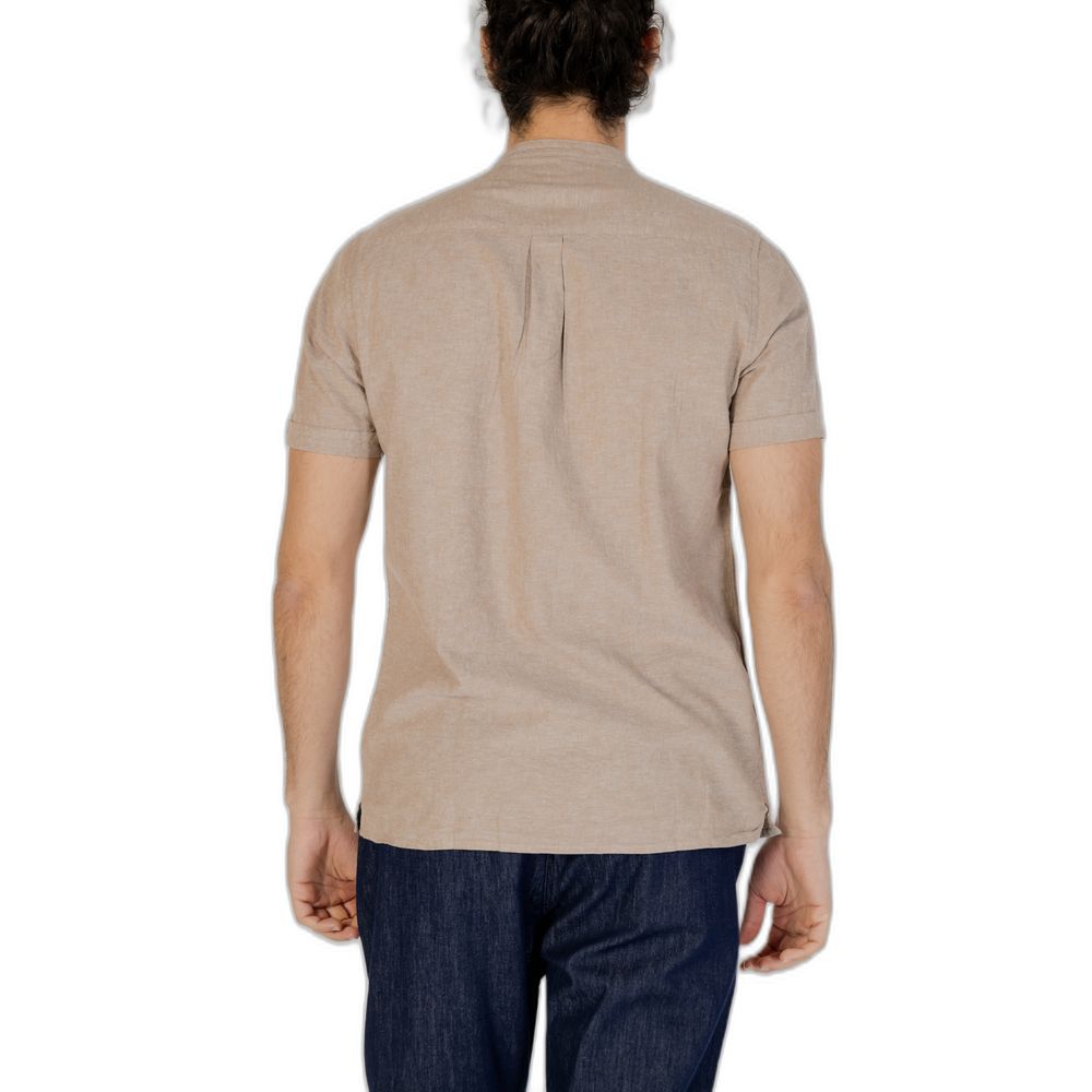 Beige Linen Shortsleeve - ventzia