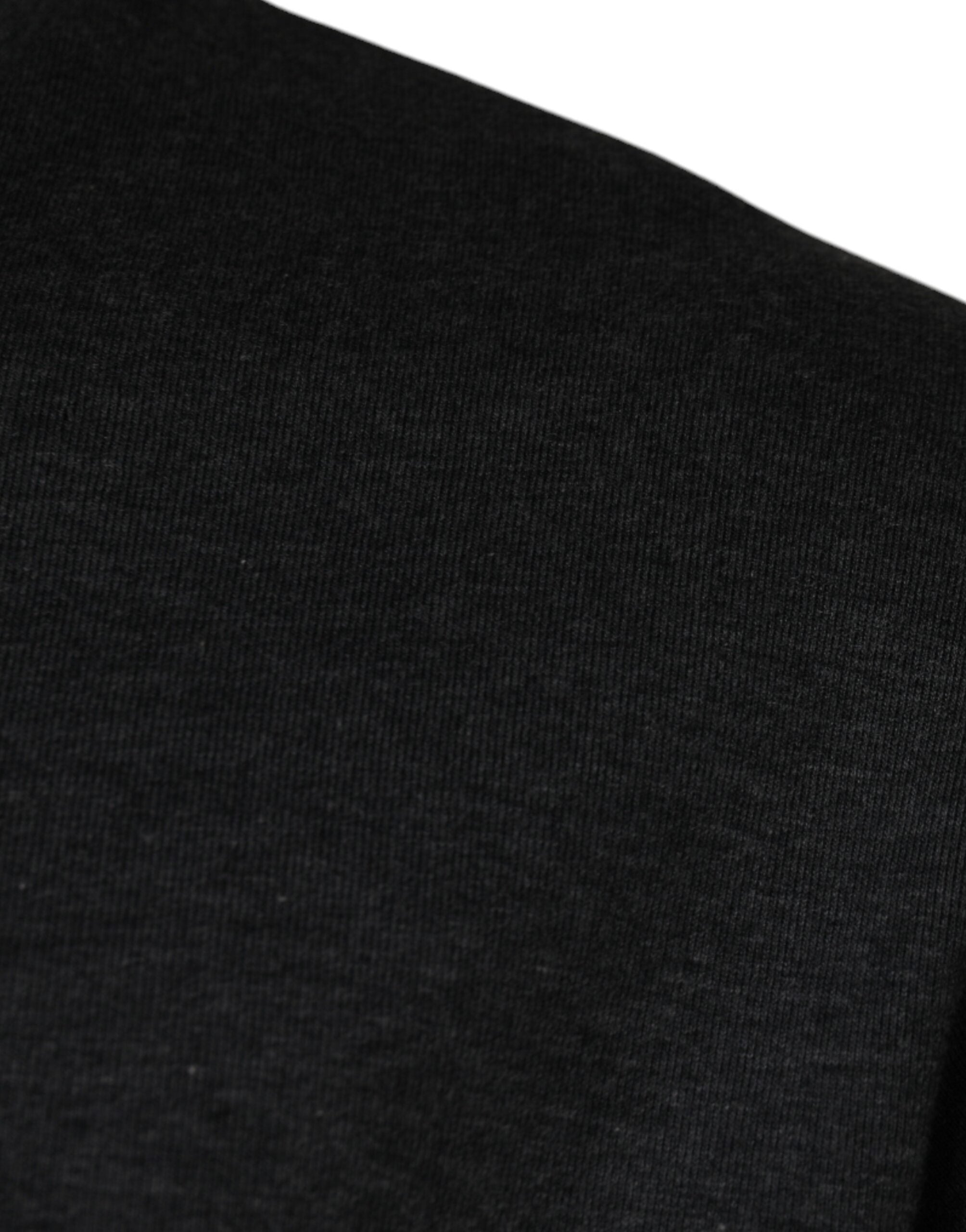 Dark Gray Camouflage Crew Neck T-shirt - ventzia