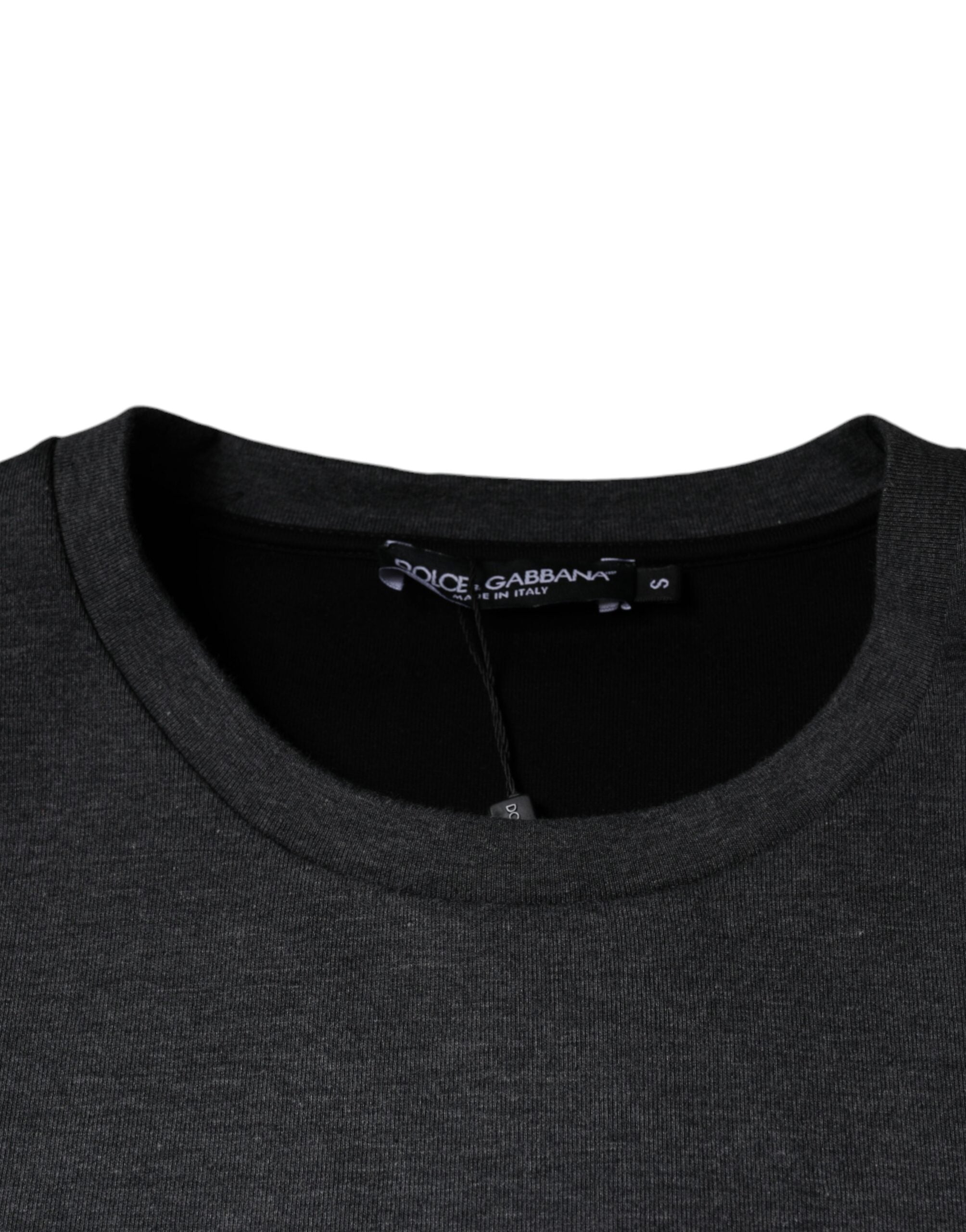 Dark Gray Camouflage Crew Neck T-shirt - ventzia