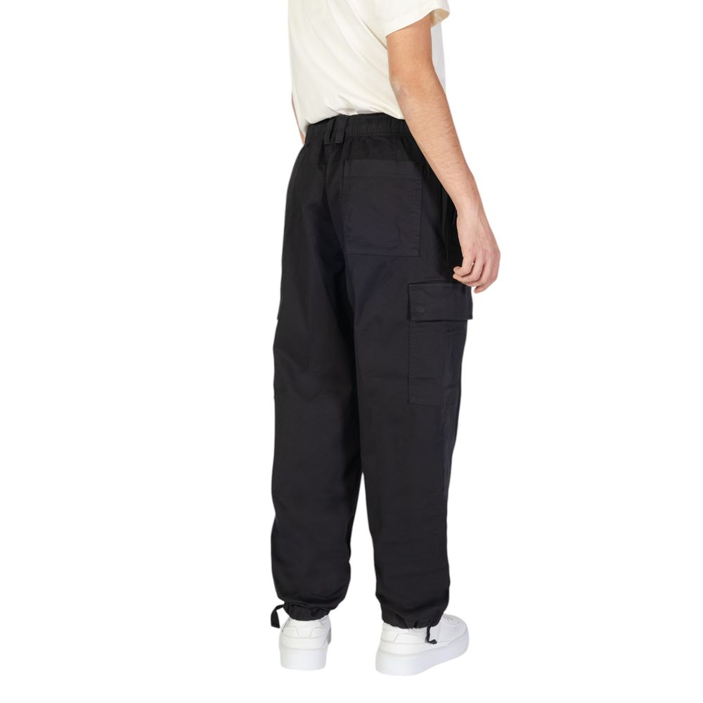 Black Recycled Cotton Pant - ventzia