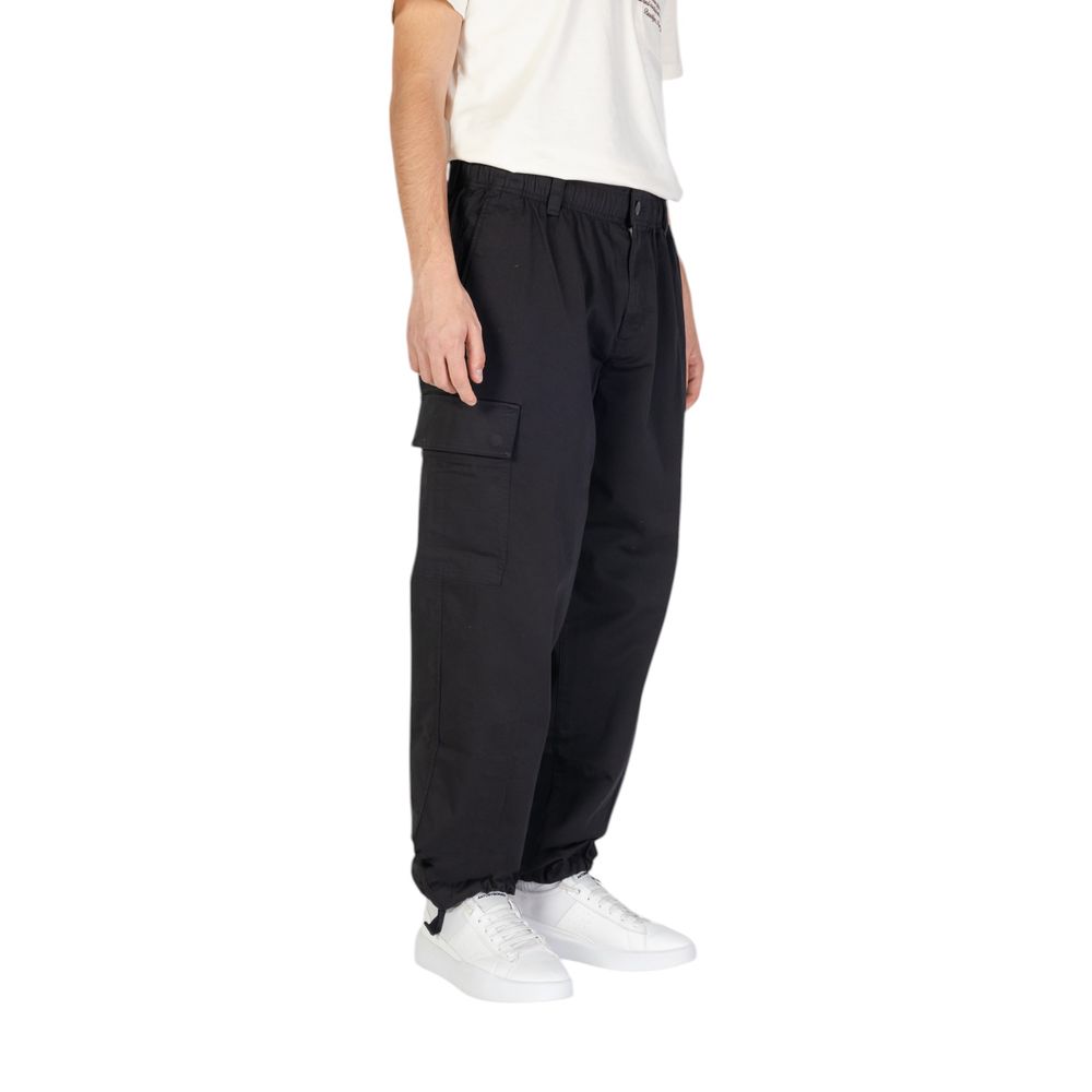 Black Recycled Cotton Pant - ventzia