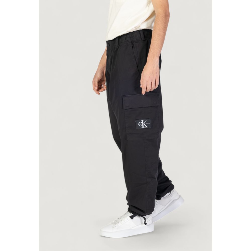 Black Recycled Cotton Pant - ventzia