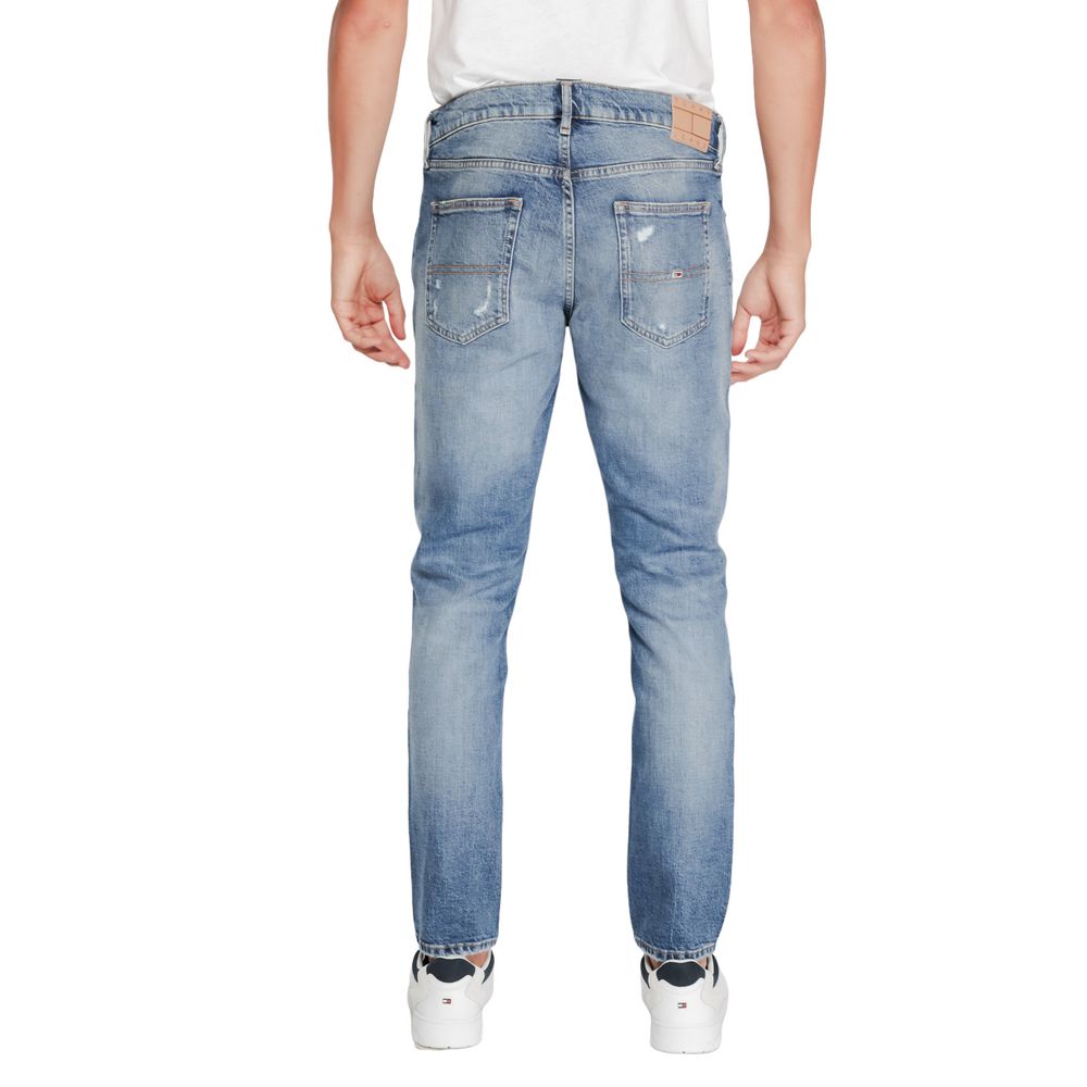 Blue Cotton Slim Fit Jean