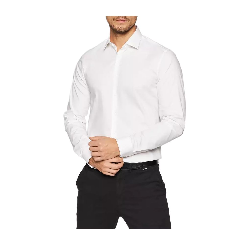 White Cotton Shirt - ventzia