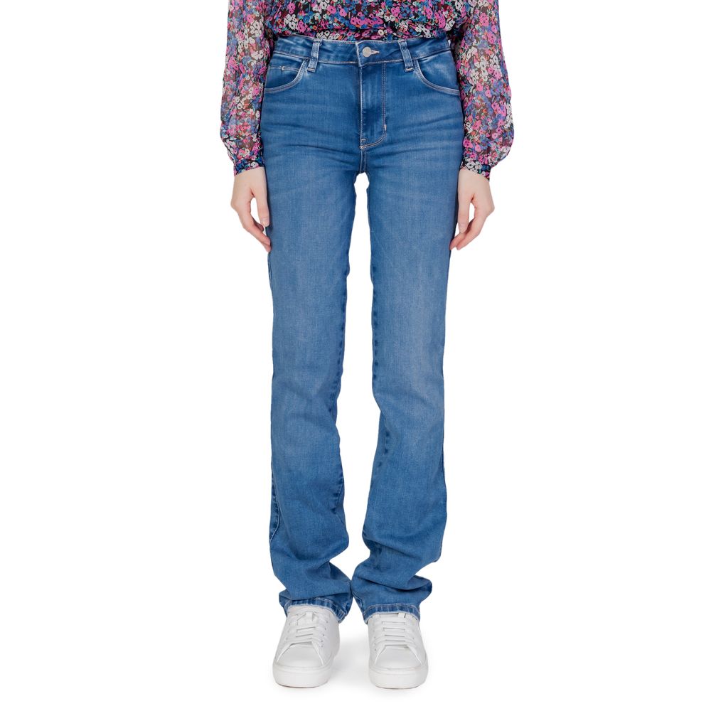 Light Blue Organic Cotton Mom Jean - ventzia