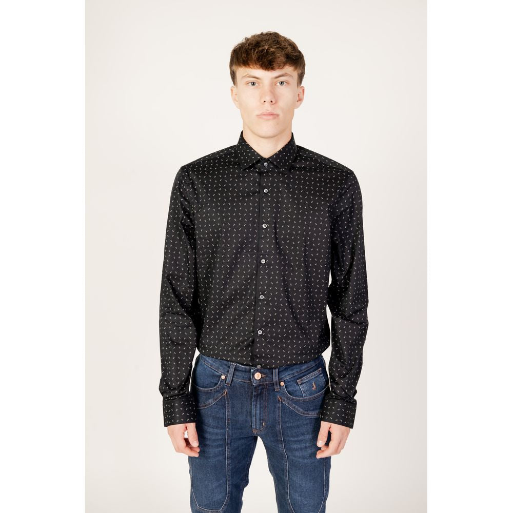 Black Cotton Shirt - ventzia