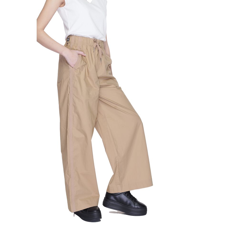 Beige Cotton Pant - ventzia