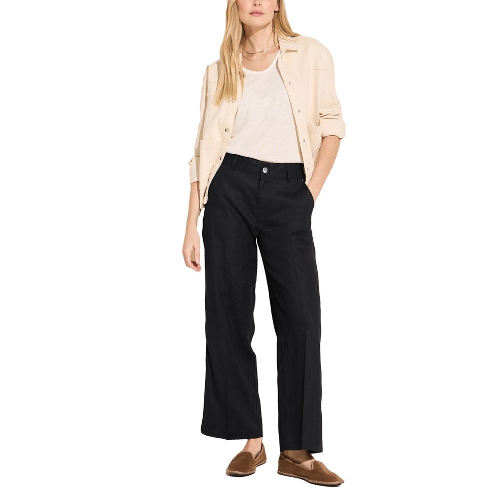 Black Linen Pant