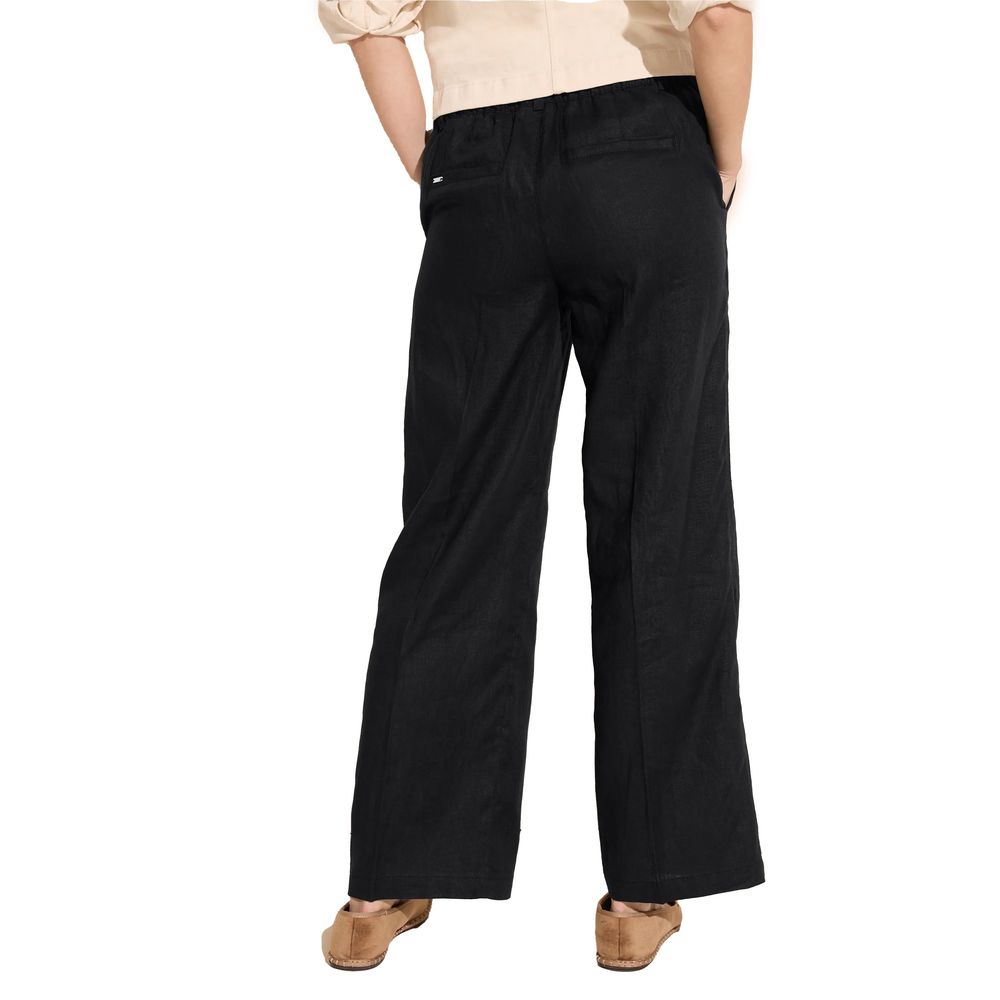 Black Linen Pant - ventzia