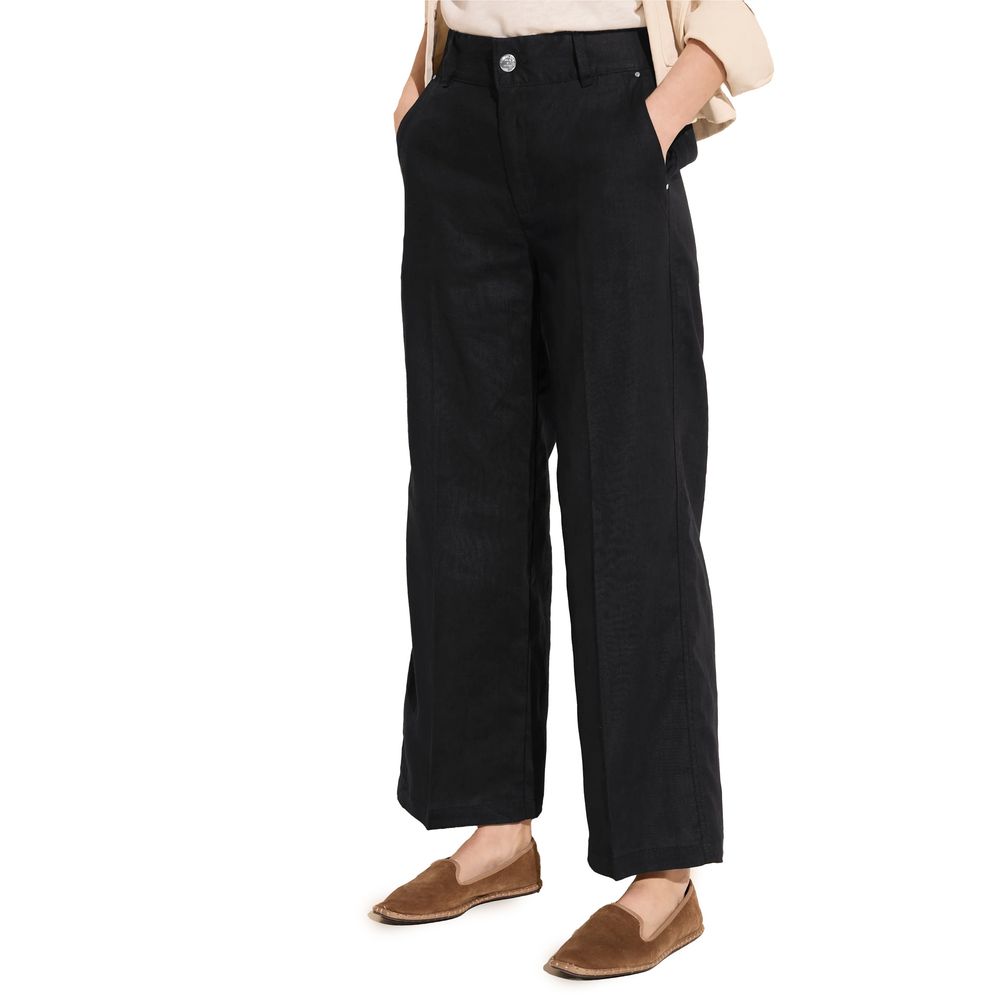 Black Linen Pant - ventzia